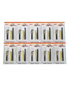 FIS Splice-On Connector Armordillo ST Multimode 50um OM2 3mm / 2mm / 1.6mm Black 10 Pack