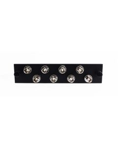 FIS Adapter Plate 8-Pack ST Multimode Loaded Black