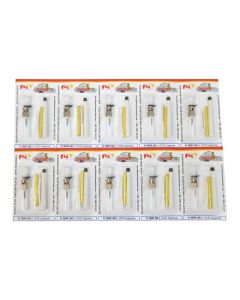 FIS Splice-On Connector Armordillo ST UPC Singlemode 3mm / 2mm / 1.6mm White 10 Pack
