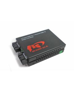 FIS Media Switch SC Singlemode (2) 100Base-FX & (1) 10/100Base-T/TX Port 3-Port Mini Switch