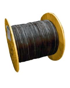 FIS Flat Drop Cable, 6 Fiber, Singlemode, Dry, Polyethylene, Black, 18" Spool, 2,500 feet | Plus Corning® SMF-28® Ultra Fiber