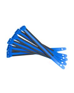 FIS Cable Management Tie Wrap Foam Padding 1"(W) x 12"(L) Blue (6-Pack)   