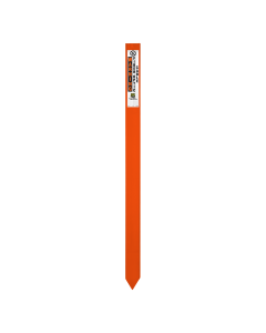 Rhino 3-Rail Fiberglass Marker Post, Suncoat, 72", Orange