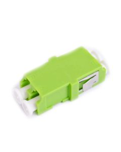 FIS LC Duplex Adapter Ceramic Flangeless Green