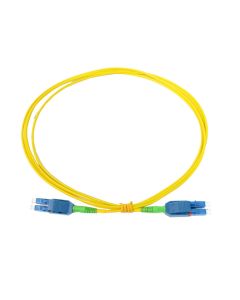 Round Duplex 2mm SM LC/UPC-LC/UPC  Uniboot Green 1 meter