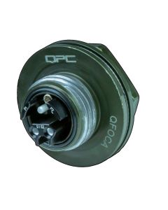 FIS Blue 12-Fiber SM Tactical Assembly QFOCA Jam Nut - ST  10'