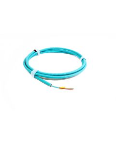 TLC Distribution Cable with Aluminum Interlocking Armor 6 Fiber ClearCurve Multimode 50/125um OM4 Plenum Aqua