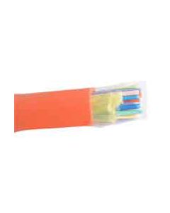 TLC 24 Fiber MM 50um OM2 Distribution Fiber Cable w/AIA Riser 16.6mm OD-Orange