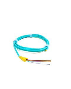 TLC Distribution Cable 24 Fiber Multimode 50/125um (OM3) ClearCurve Plenum Aqua  