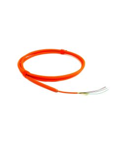 TLC Distribution Fiber Optic Cable with Aluminum Interlocking Armor 6 Fiber Infinicor 300 Multimode 62.5/125um OM1 Plenum Orange