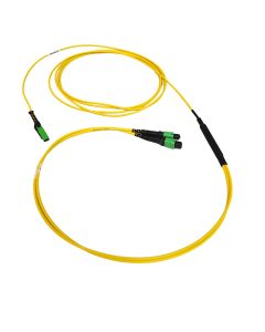 FIS MMC Harness, MMC/APC Female to 2 x 12F MTPAPC Female, 3 meters, SM, 24 Fiber, Type B, Plenum