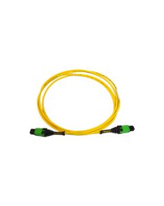 FIS MTP Patch Cable, MTP Female to MTP Female, 10 meters, SM, 12 fiber, Type A, Plenum