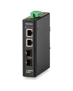 Signamax Media Converter I-1100 Gigabit SFP PoE+ 2 SFP-Ports Industrial