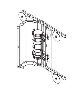 PLP Vertical Cable Storage Loop  - Double Arm