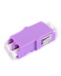 FIS LC Duplex Adapter Ceramic Flangeless Violet