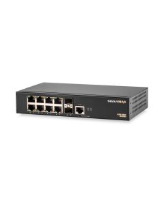Signamax Media Switch C-300 8 Port 10/100/1000 Base T/TX (RJ45) with 2 1000/GbE SFP Ports Managed Switch