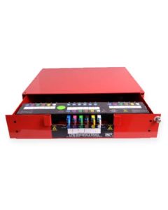 FIS Test Access Point (TAP) Panel with Cable Management Drawer 2RU with Integrated TAP Module