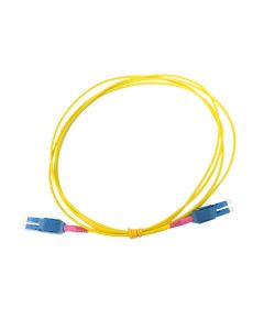 High Density Round Duplex 2mm SM LC/UPC-LC/UPC Uniboot Violet 5 Meter Patchcord