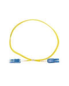 High Density Round Duplex 2mm SM LC/UPC-LC/UPC Uniboot White 3 Meter Patchcord