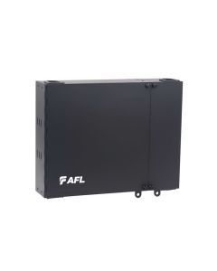 AFL Wall Mount Enclosure Holds (2) LGX Adapter Plates Black Unloaded