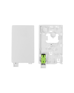 FIS Wall Plate SC/APC Adapter Integrated Shutter