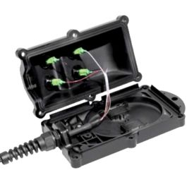 Zeus MST Box, 4 Port, with SC/APC - Pigtail, 2500' - Fiber Instrument Sales