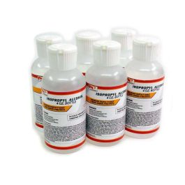 Pressable Alcohol FIS Isopropyl Alcohol 99% Squeeze Bottle 4 oz. Case of 6 - Fiber ...