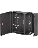 Leviton Large SDX Wall Mount Enclosure, Holds (12) SDX Adapter Plates, Unloaded, Black