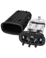 PLP Closure Kit COYOTE ONE Dome 16” x 10” x 5.7” 3-section endplate (holds 2 Lite-Grip or 5 low profile short splice trays) (Splice Trays Not Included)  