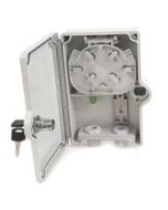 FIS NID Termination Box  Holds (2) Simplex SC or Duplex LC Connections 2 Entry Ports     