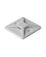 FIS Cable Tie Mounting Base White (10-Pack)