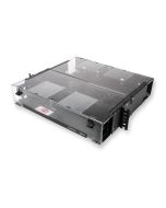 Corning® Connector Housing Pretium‚® PCH 2 Rack Units Holds (4) CCH Connector Panels Unloaded Gray