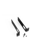 FIS Flush Mount Rack Adapter Brackets 2RU 19" Black (Pair)