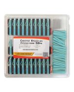 FIS Splice-On Connector Cheetah LC/PC 50um OM3 SOC 900um Aqua - 50pk Clamshell