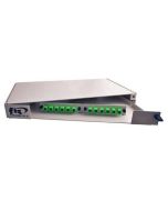 FIS Swing Out Patch Panel 1RU Holds (2) Adapter Plates Unloaded Off White