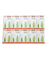 FIS Splice-On Connector Cheetah SC APC Singlemode 900um Green 10 Pack