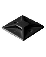 FIS Cable Tie Mounting Base Black (10-Pack)