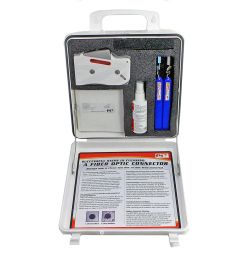 FIS Fiber Optic Cleaning Station - Wall Mountable-Contents