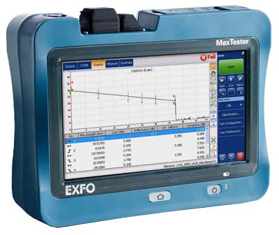 EXFO EXFO FOT-92AX Sm MM Fibre Optique Puissance Mètre Avec FOA-16 Adaptateur 